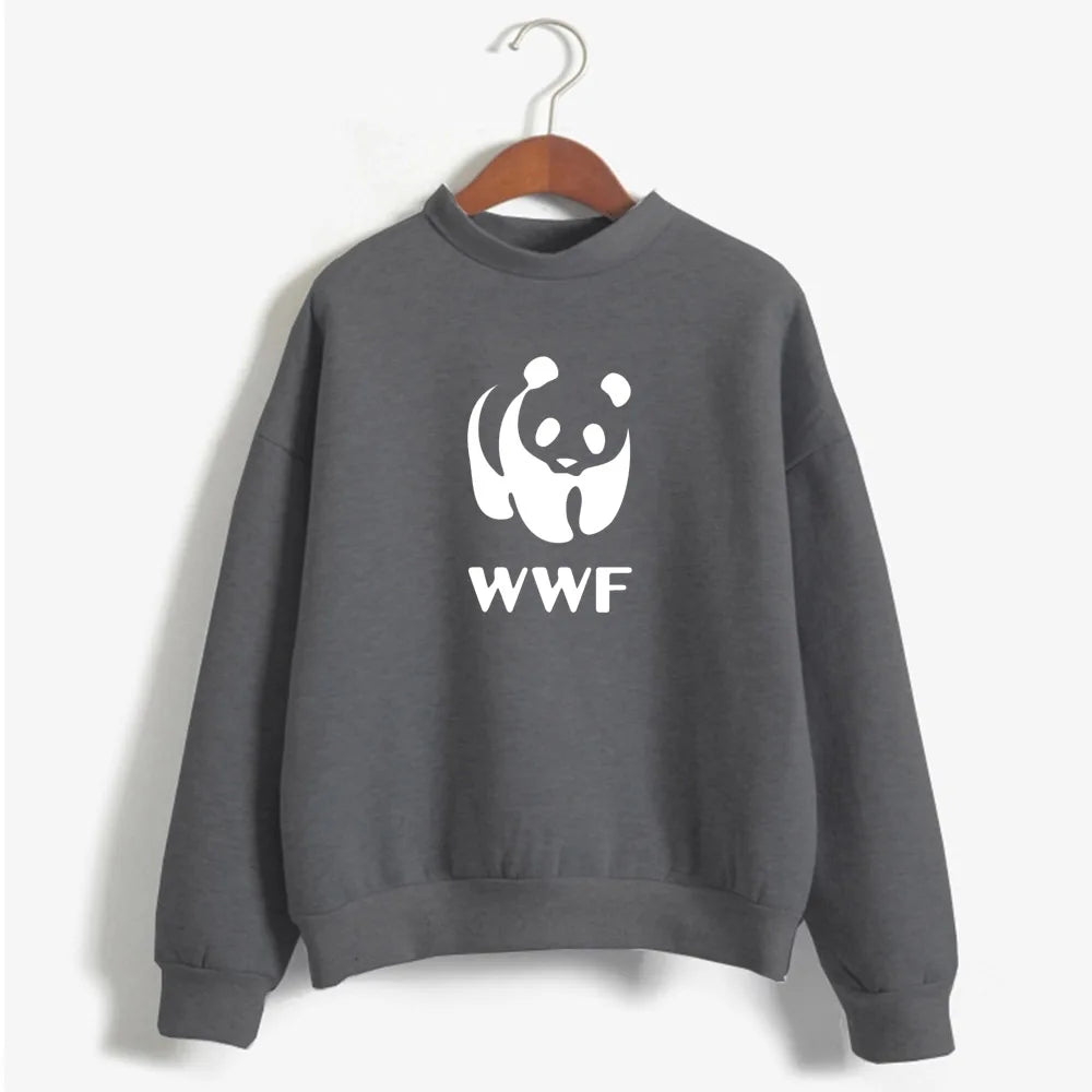 Pullover Gris Foncé Panda