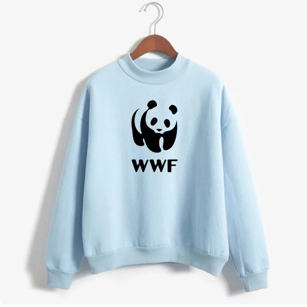 Pullover Bleu Ciel Panda