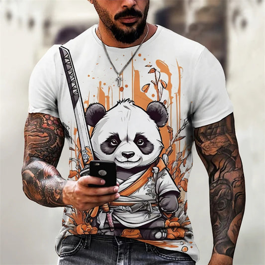 T-shirt Panda Homme Shinobi