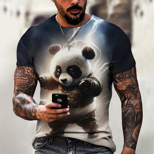 T-shirt Panda Homme Style