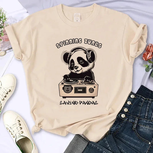T-shirt Panda Spinning