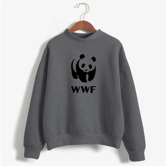 Pullover Gris Foncé Panda