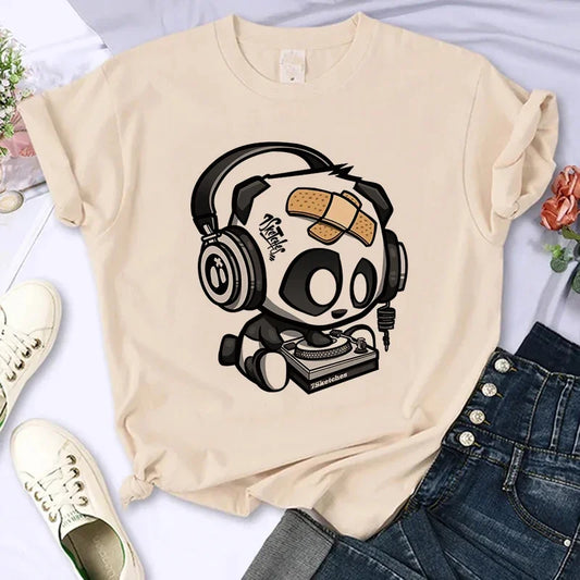 T-shirt Panda DJ