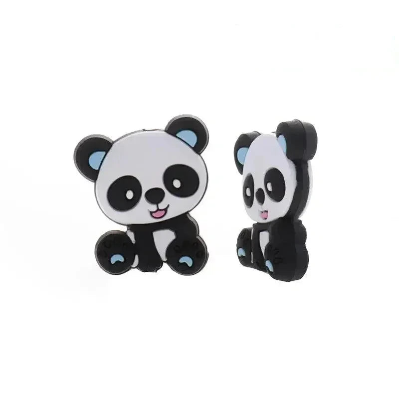 Accessoires de dentition bébé 10pcs Panda Silicone