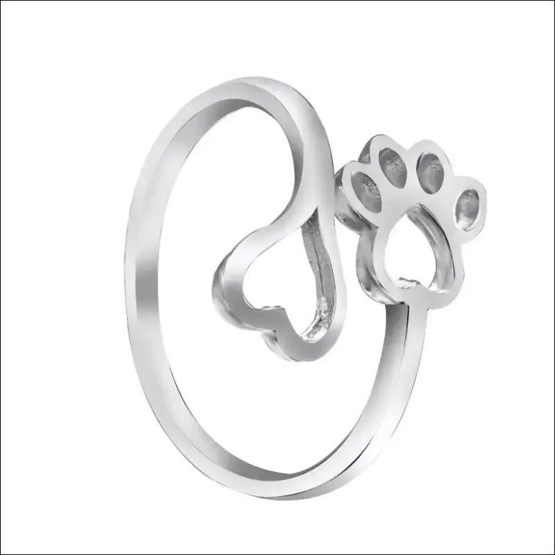 Bague en argent Patte Panda