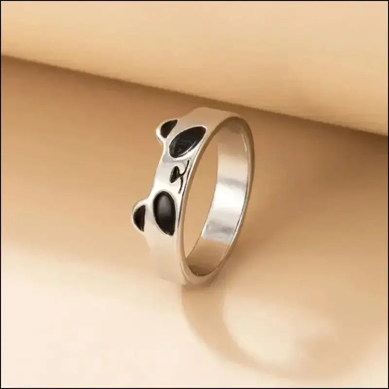 Bague Panda Anneau Fantaisie