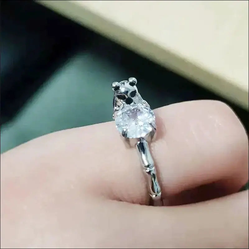 Bague Panda Femme Fantaisie