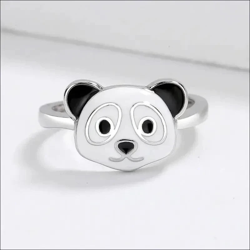 Bague tête Panda Fantaisie