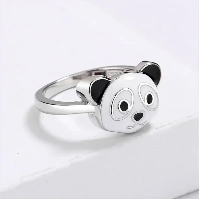 Bague tête Panda Fantaisie