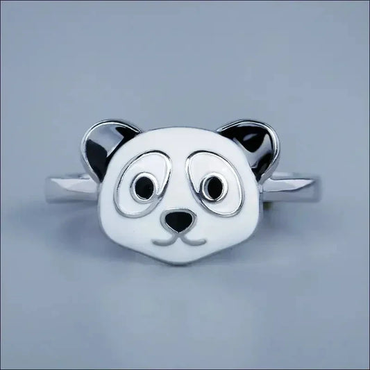 Bague tête Panda Fantaisie