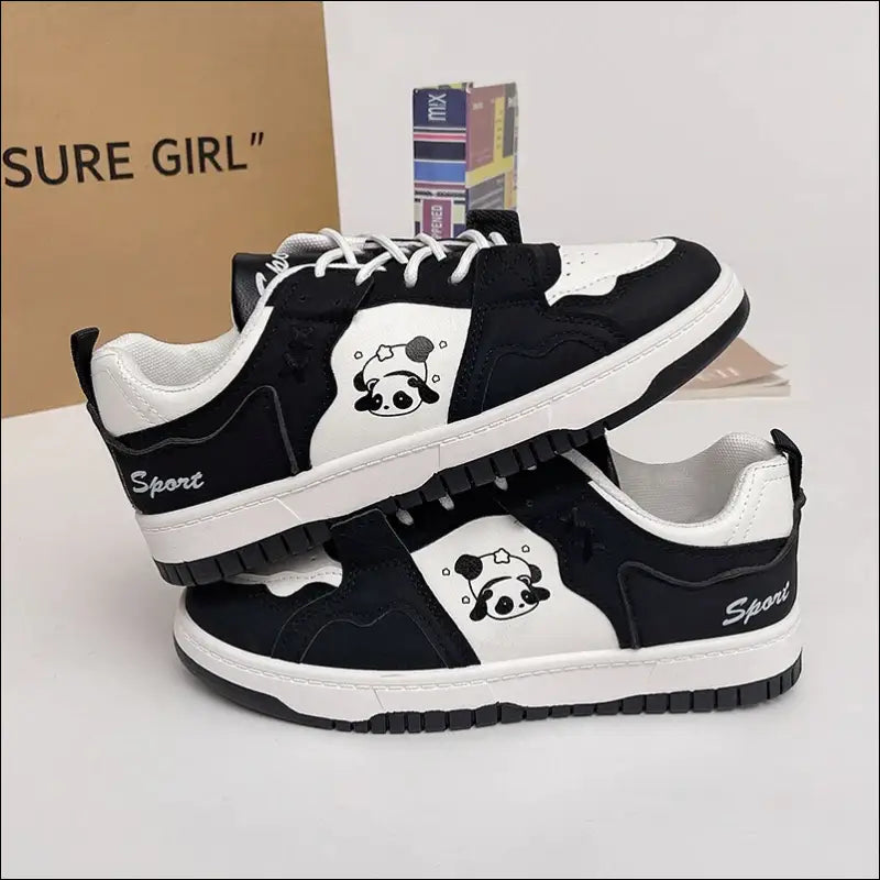 Baskets Sneakers Panda Cute pour Femme