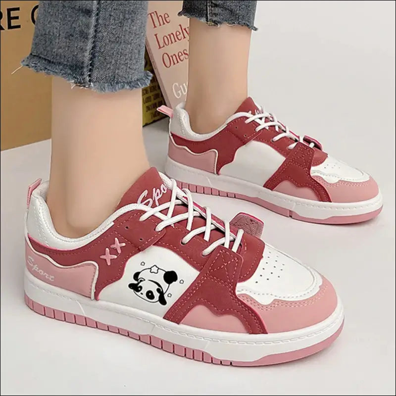 Baskets Sneakers Panda Cute pour Femme