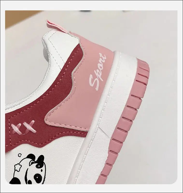 Baskets Sneakers Panda Cute pour Femme