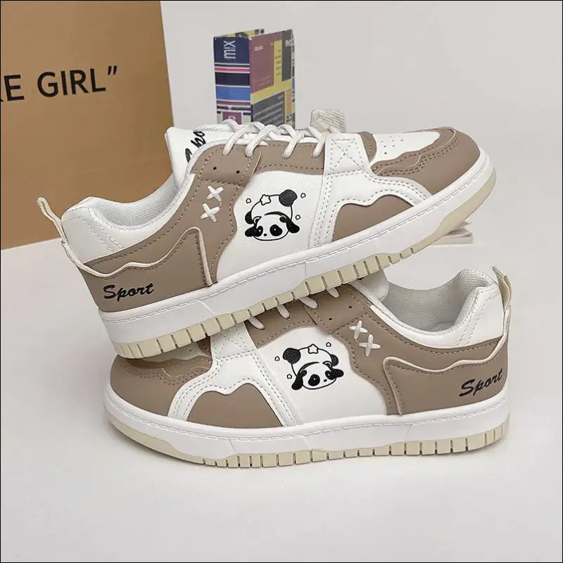 Baskets Sneakers Panda Cute pour Femme