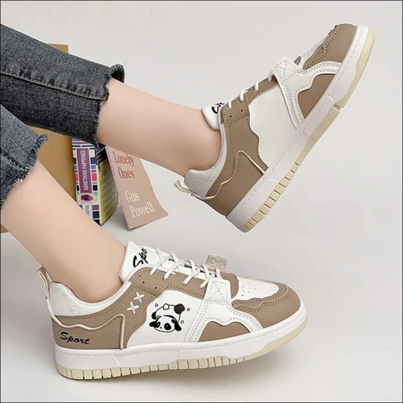 Baskets Sneakers Panda Cute pour Femme