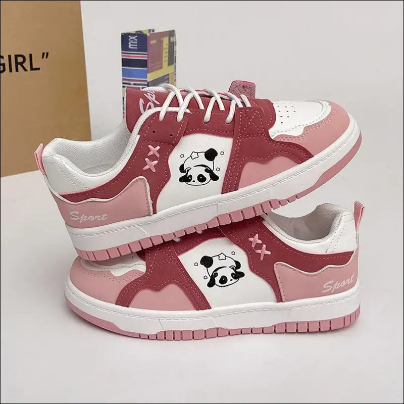 Baskets Sneakers Panda Cute pour Femme