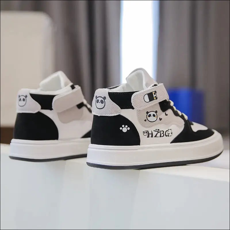 Baskets Sneakers Panda taille haute Femme