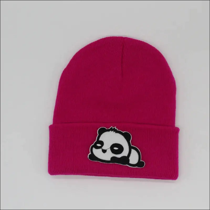 Bonnet Panda Multi Couleur Taille unique