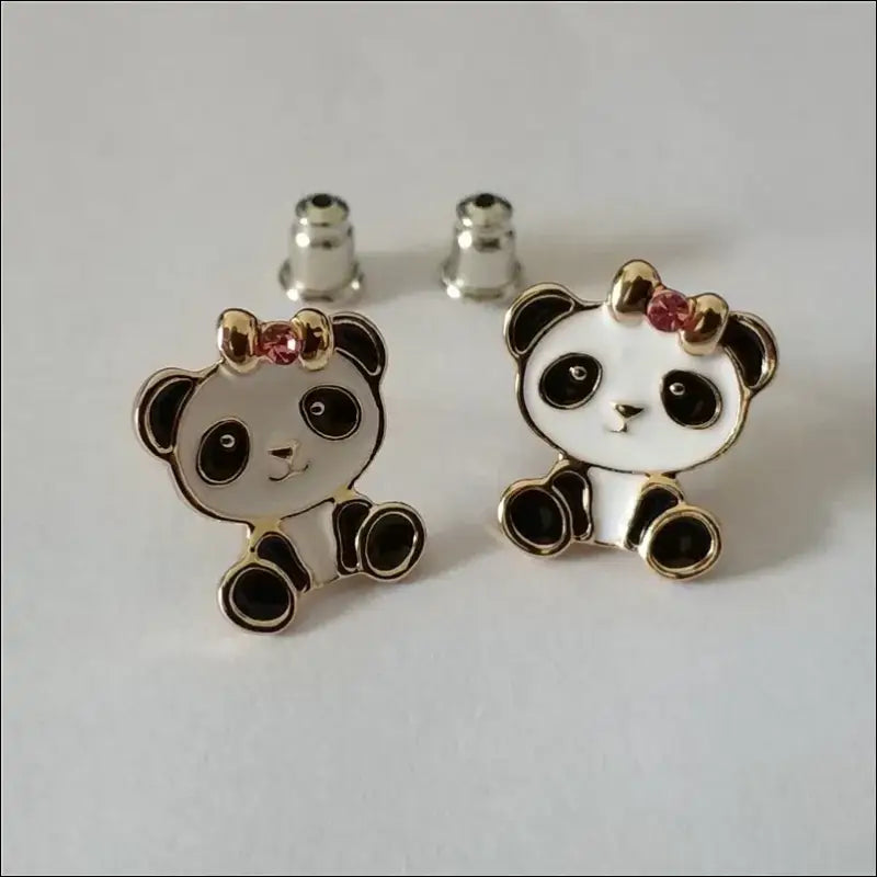 Boucle d’oreille Fantaisie Panda