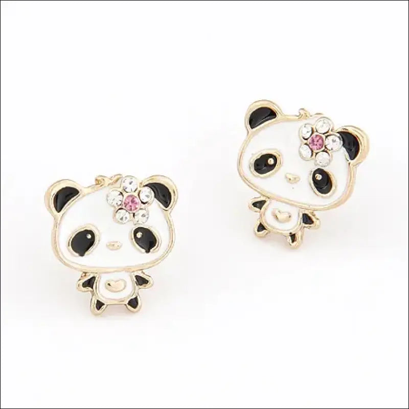 Boucle d’oreille Fantaisie Panda