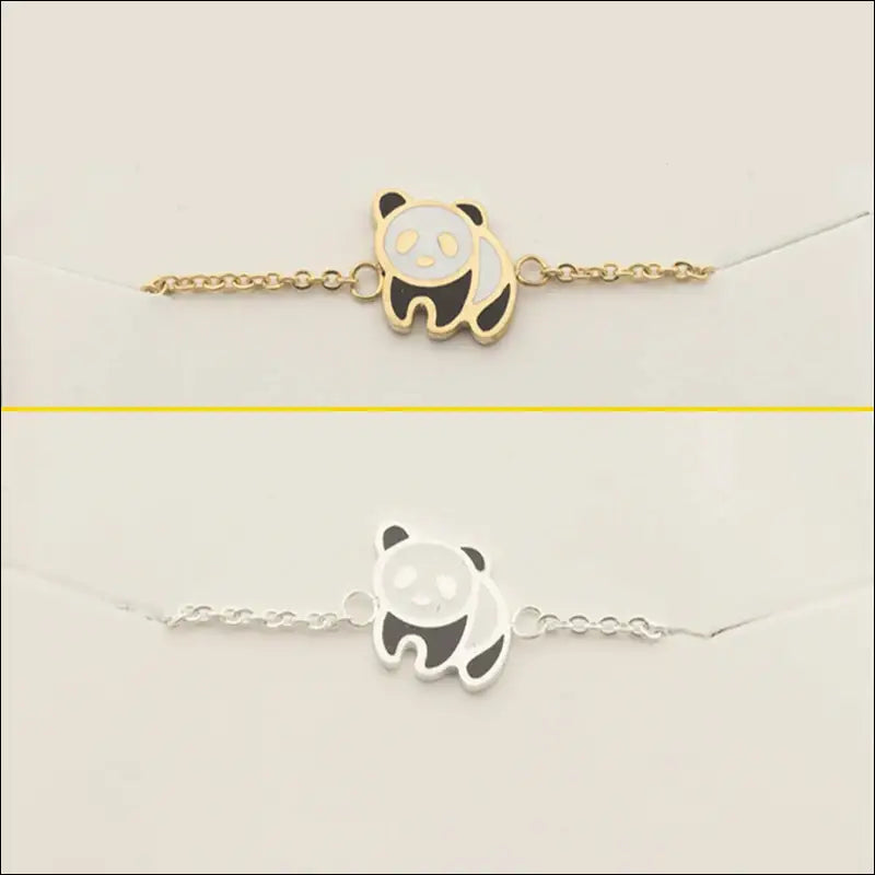 Bracelet Panda couleur Argent / Or