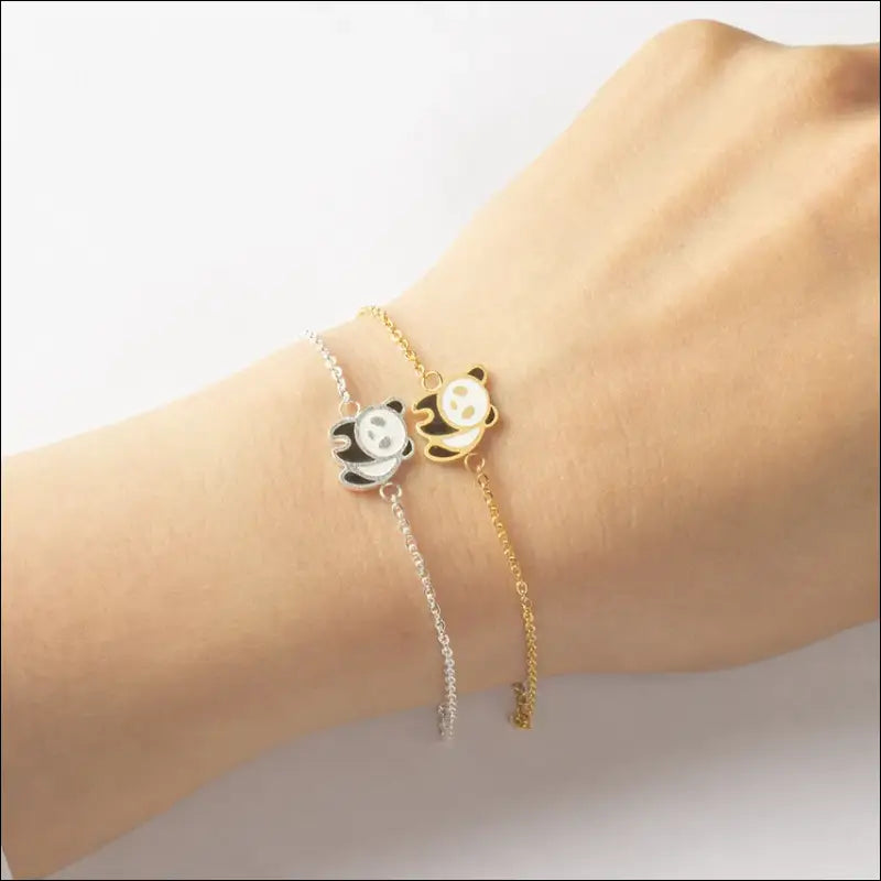 Bracelet Panda couleur Argent / Or