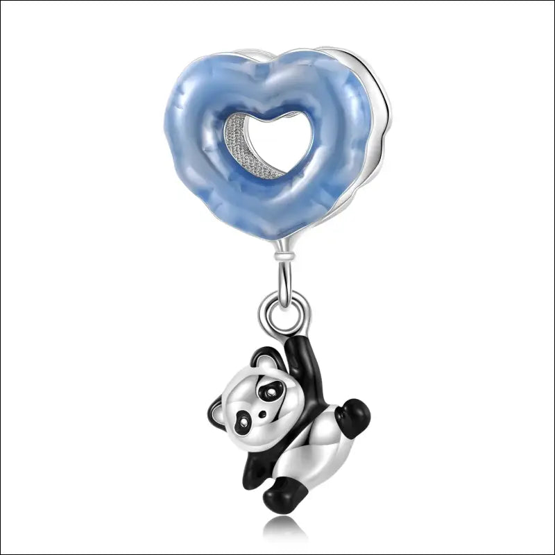 Charm Panda Argent Ballon