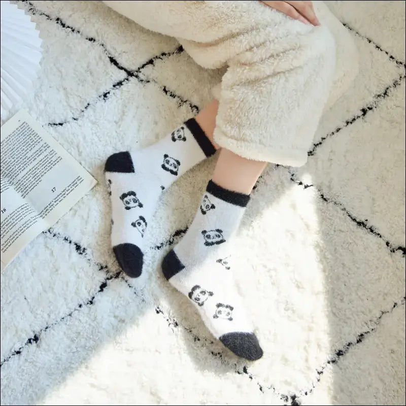 Chausettes femme panda