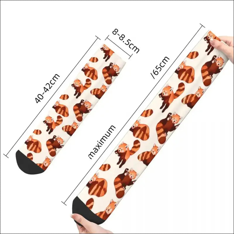 Chaussettes panda roux