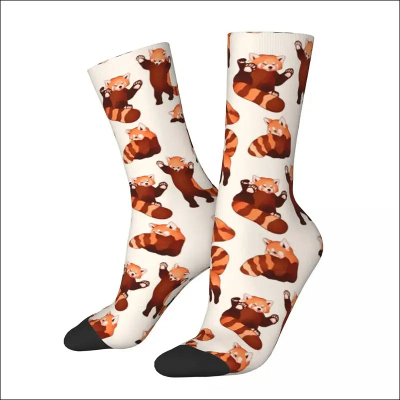 Chaussettes panda roux