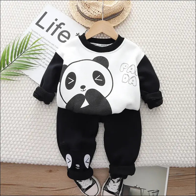 Ensemble panda enfant