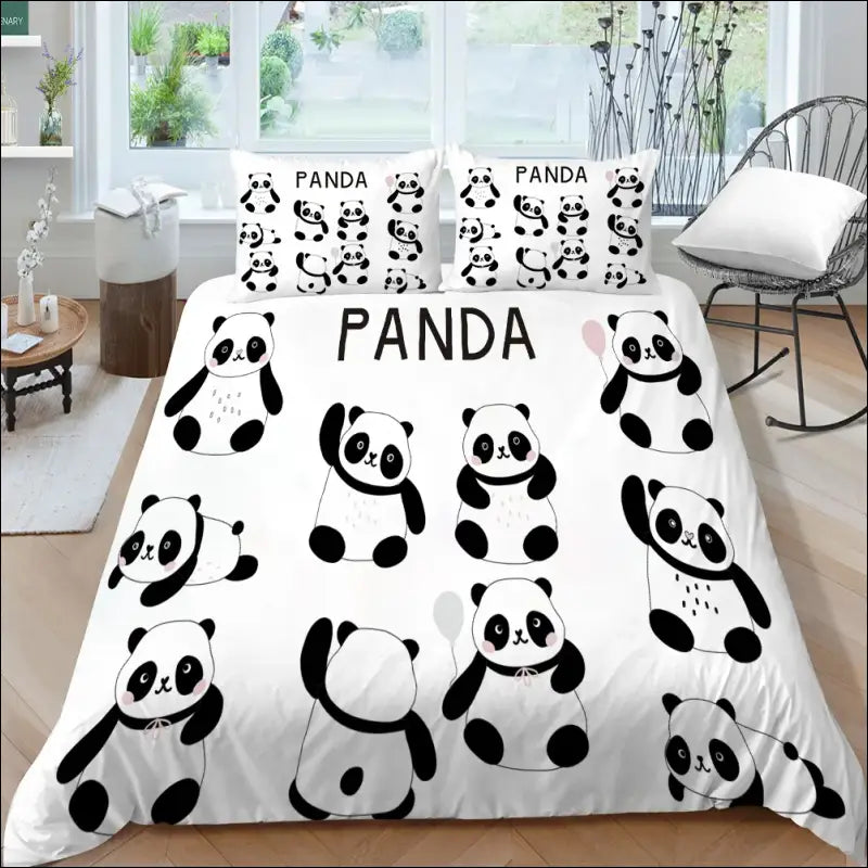 Parure de lit Panda Ballon