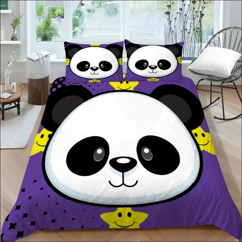 Parure de Lit Panda Etoile