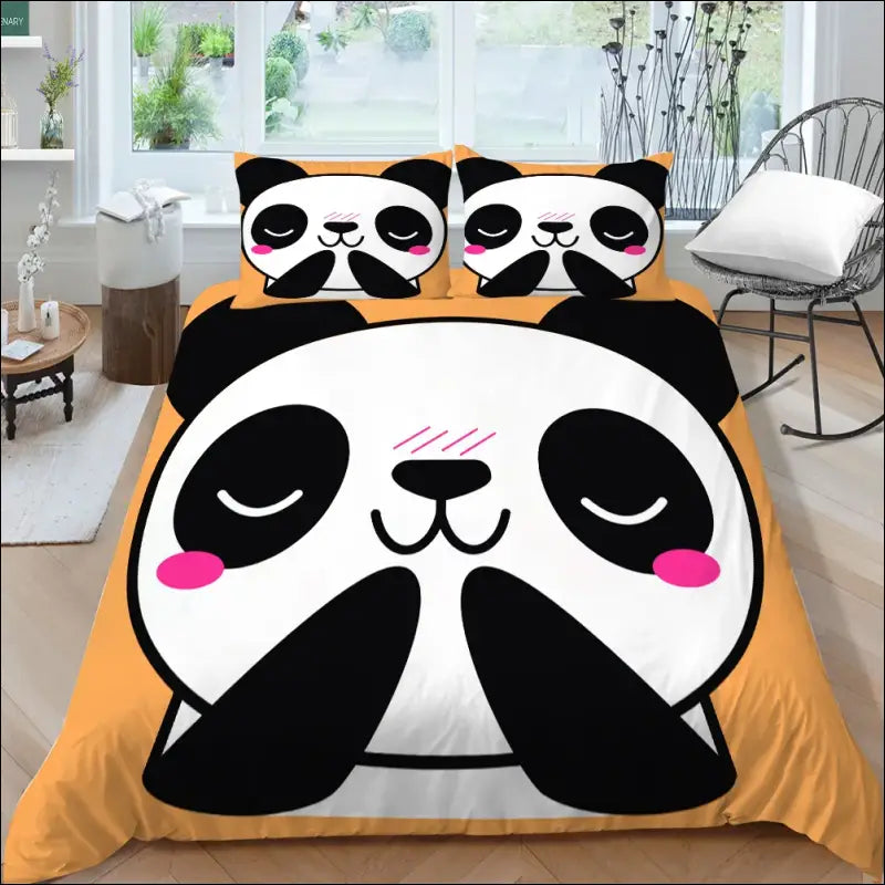 Parure de lit Panda Rigolo