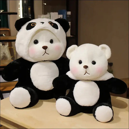 Peluche Panda en costume 30-60cm