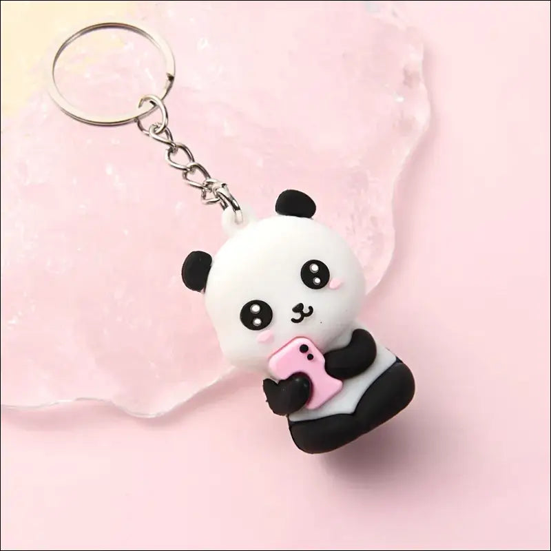 Porte Clé Panda Téléphone