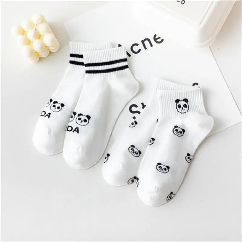 Socquettes mixte panda