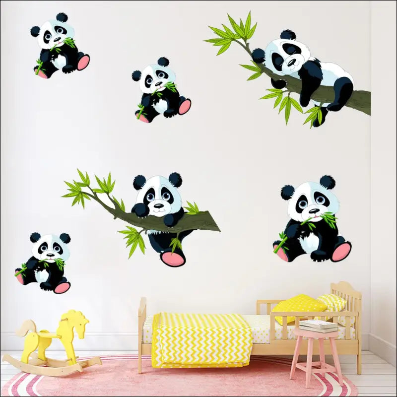 Stickers Panda / Bambou