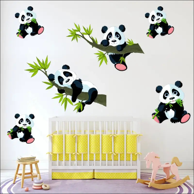 Stickers Panda / Bambou