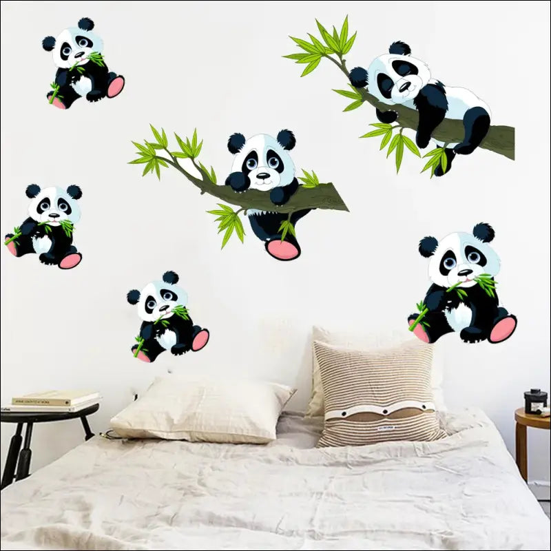 Stickers Panda / Bambou