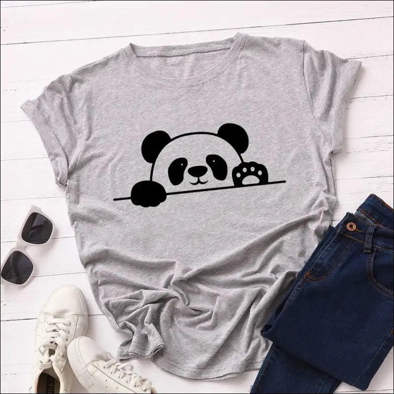 T-Shirt Panda Femme S au 2XL