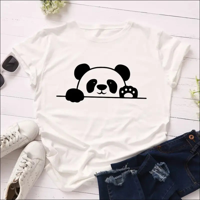 T-Shirt Panda Femme S au 2XL