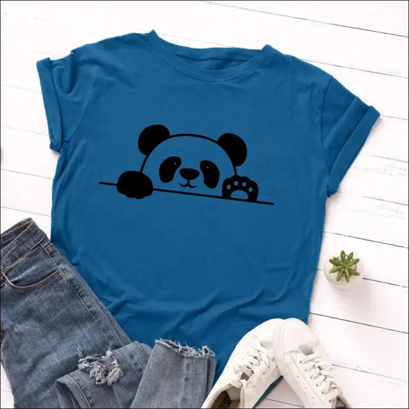 T-Shirt Panda Femme S au 2XL