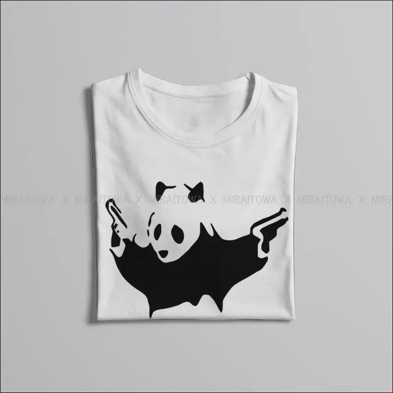 T-Shirt Panda Gun Homme