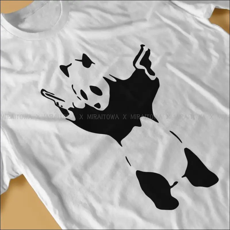 T-Shirt Panda Gun Homme