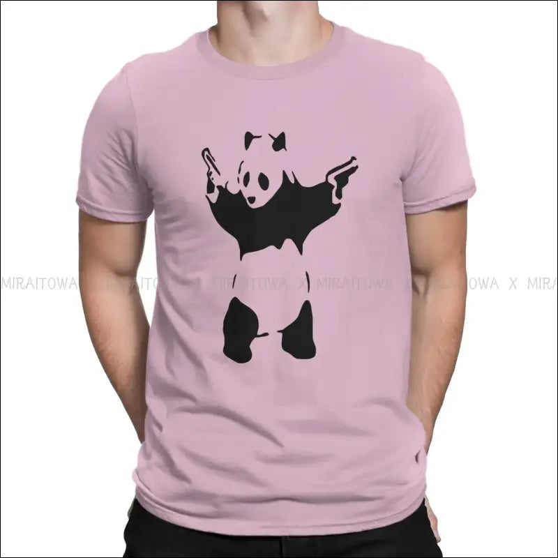 T-Shirt Panda Gun Homme