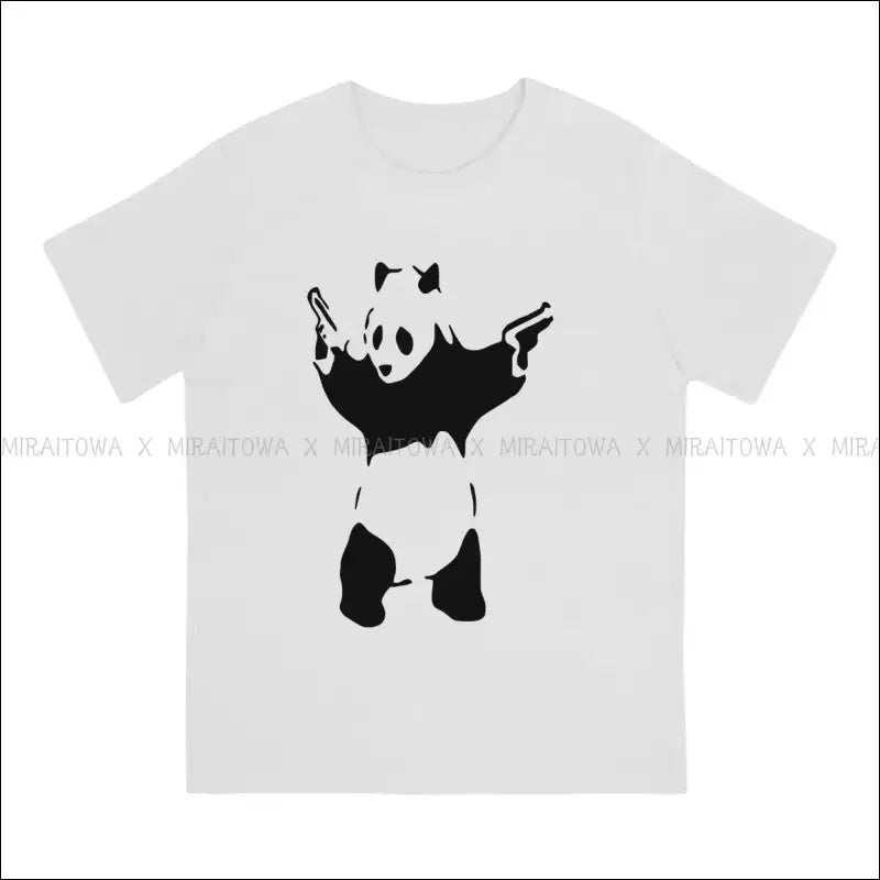 T-Shirt Panda Gun Homme