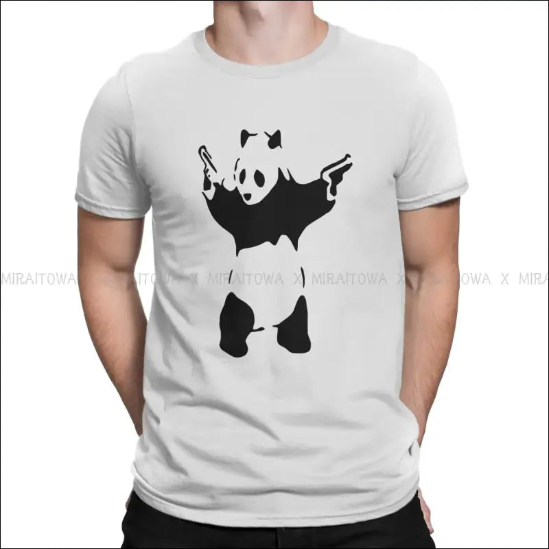 T-Shirt Panda Gun Homme