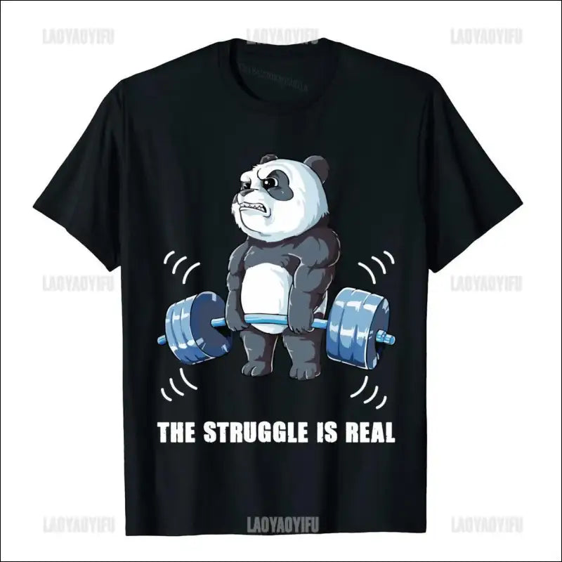 T-Shirt Panda Musculation Homme