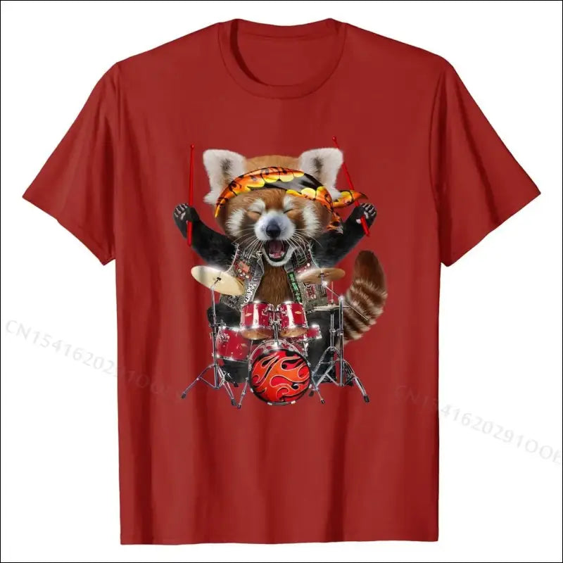 T-Shirt Panda Roux Rockeur